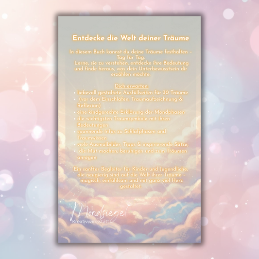 Mein Traumtagebuch – Edition Leichtigkeit | Kinder & Jugendliche | Träume festhalten und verstehen