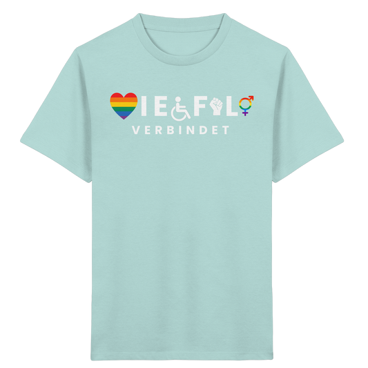 Kindershirt Vielfalt verbindet – Geschenk für Kinder mit Autismus oder Beeinträchtigung, Statement für Inklusion und Gleichheit