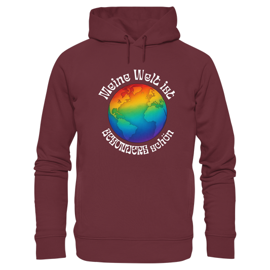 Meine Welt ist besonders schön - Organic Hoodie Unisex