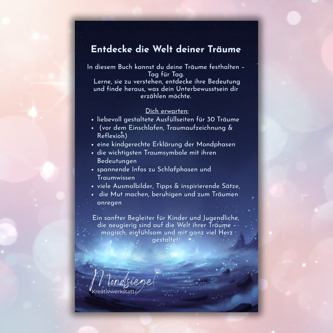 Mein Traumtagebuch – Edition Magie | Kinder & Jugendliche | Träume festhalten und verstehen