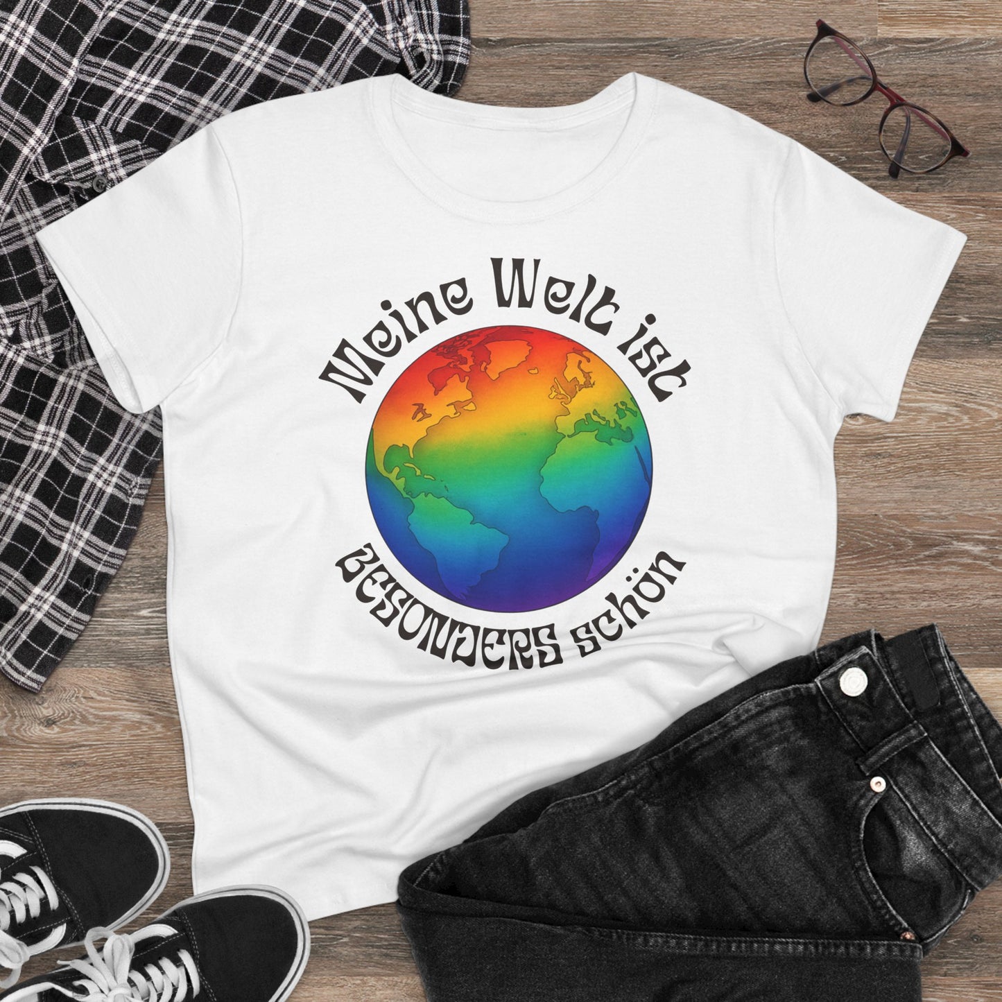🌍 Meine Welt ist besonders schön – Inklusions Statement T-Shirt