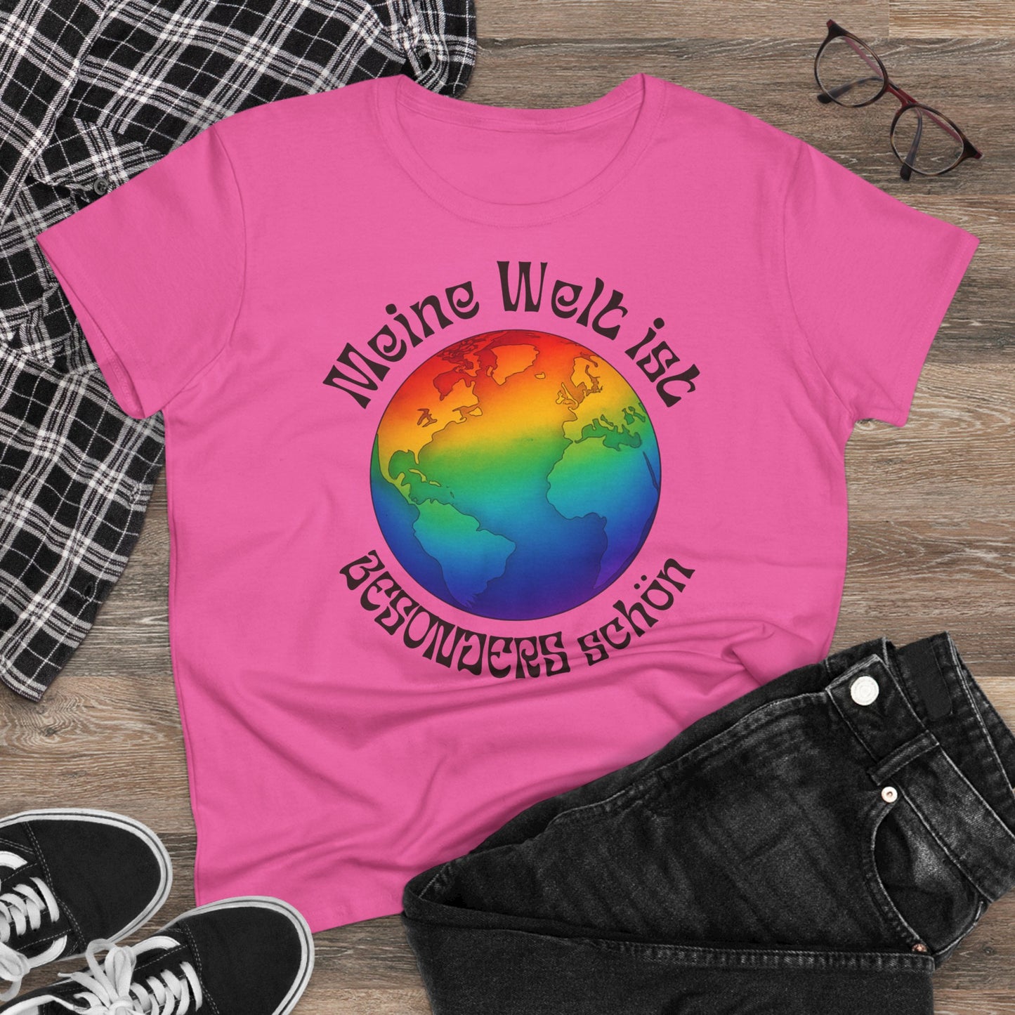 🌍 Meine Welt ist besonders schön – Inklusions Statement T-Shirt