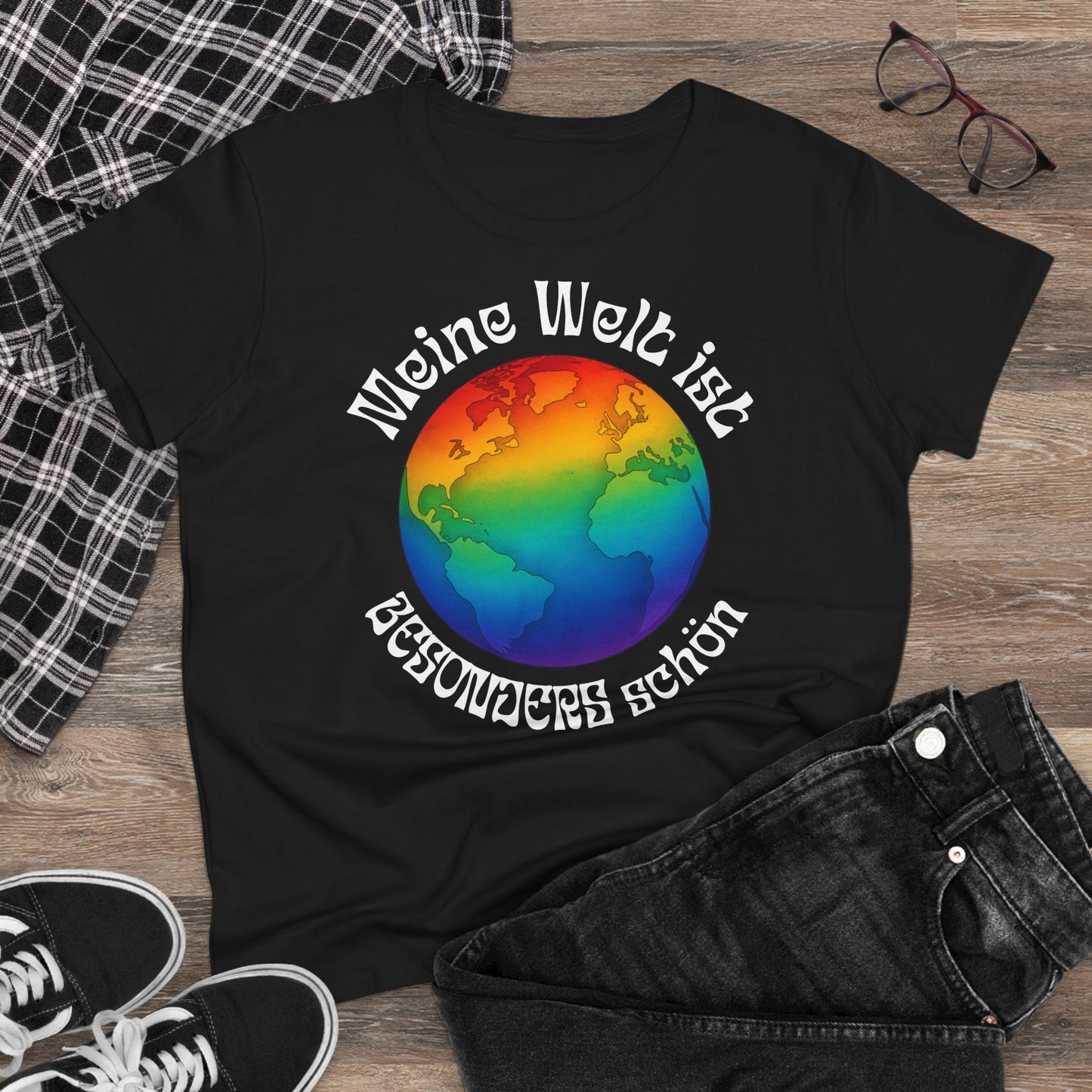 🌍 Meine Welt ist besonders schön – Inklusions Statement T-Shirt