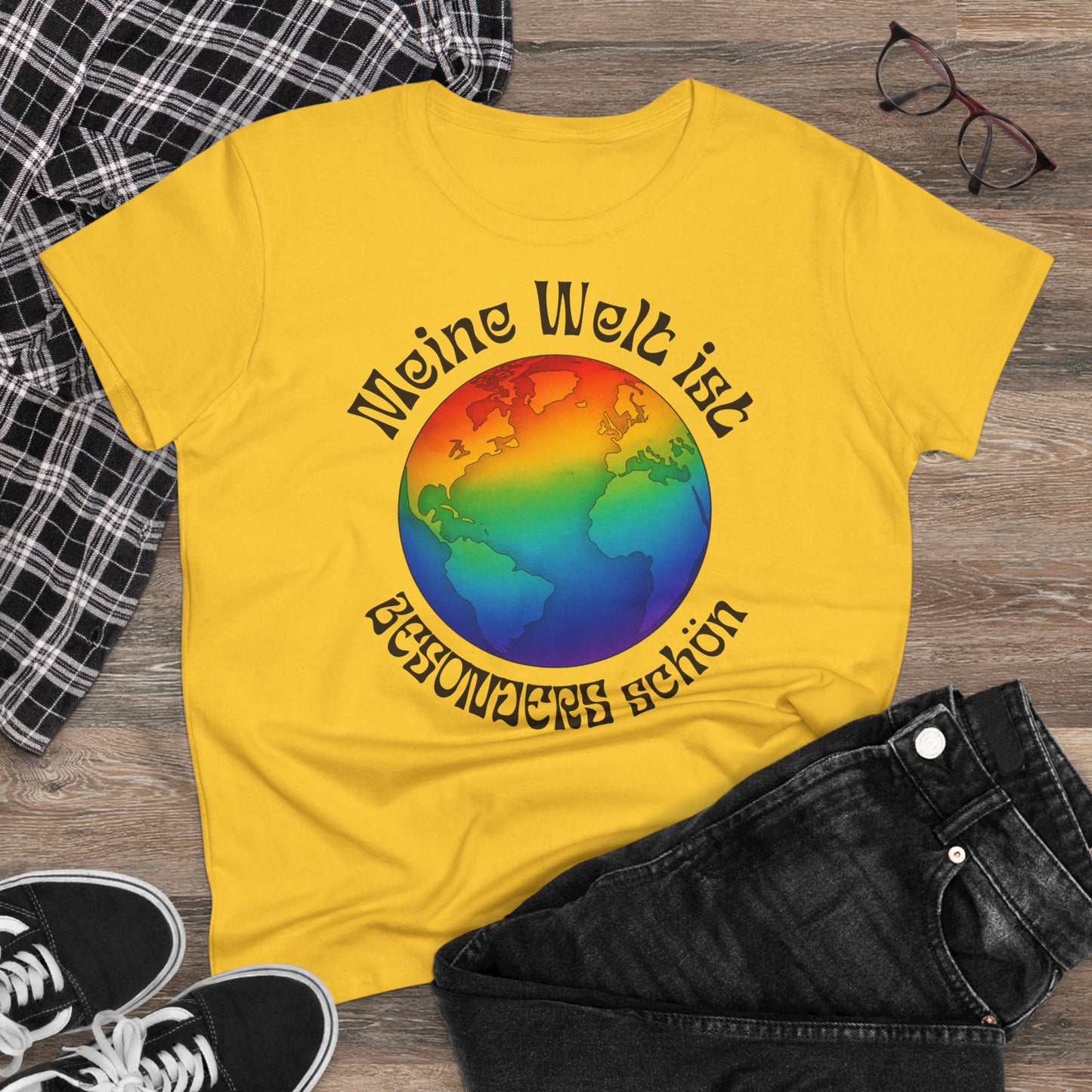 🌍 Meine Welt ist besonders schön – Inklusions Statement T-Shirt