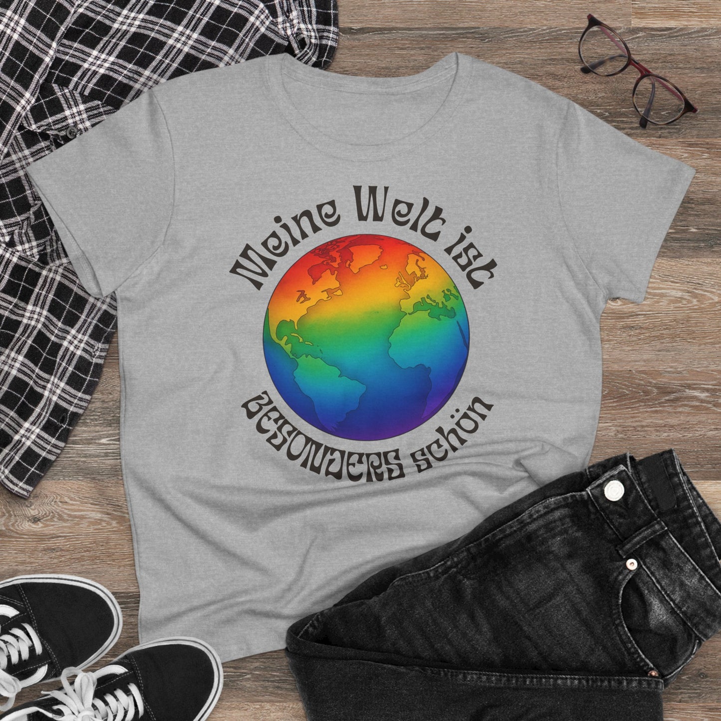 🌍 Meine Welt ist besonders schön – Inklusions Statement T-Shirt