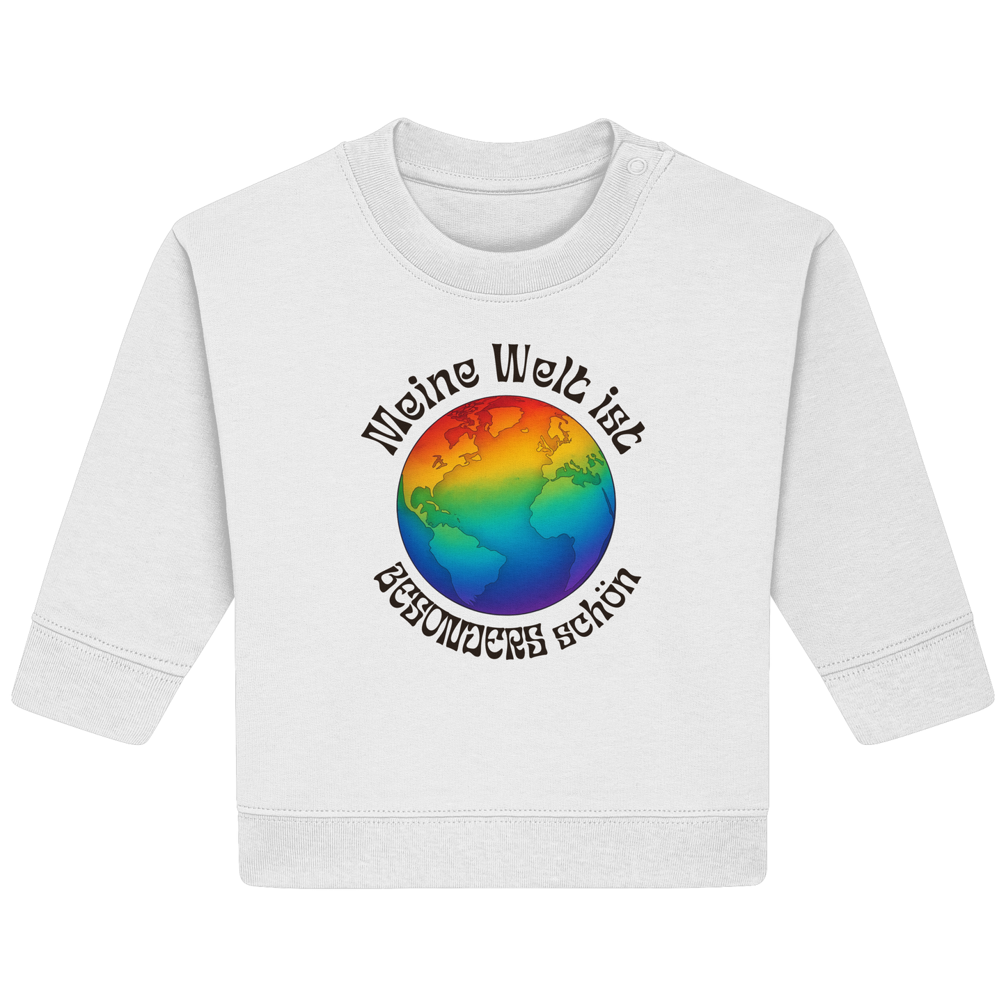 🌍Baby & Kleinkind Pullover – Meine Welt ist besonders schön | Baby Organic Sweatshirt