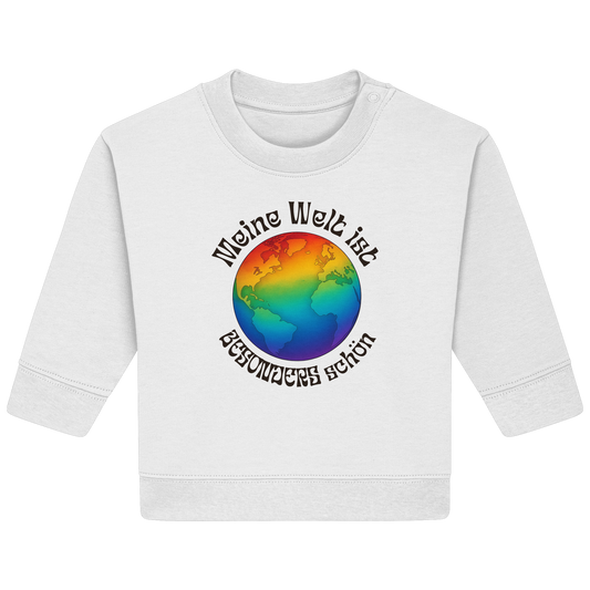 🌍Baby & Kleinkind Pullover – Meine Welt ist besonders schön | Baby Organic Sweatshirt