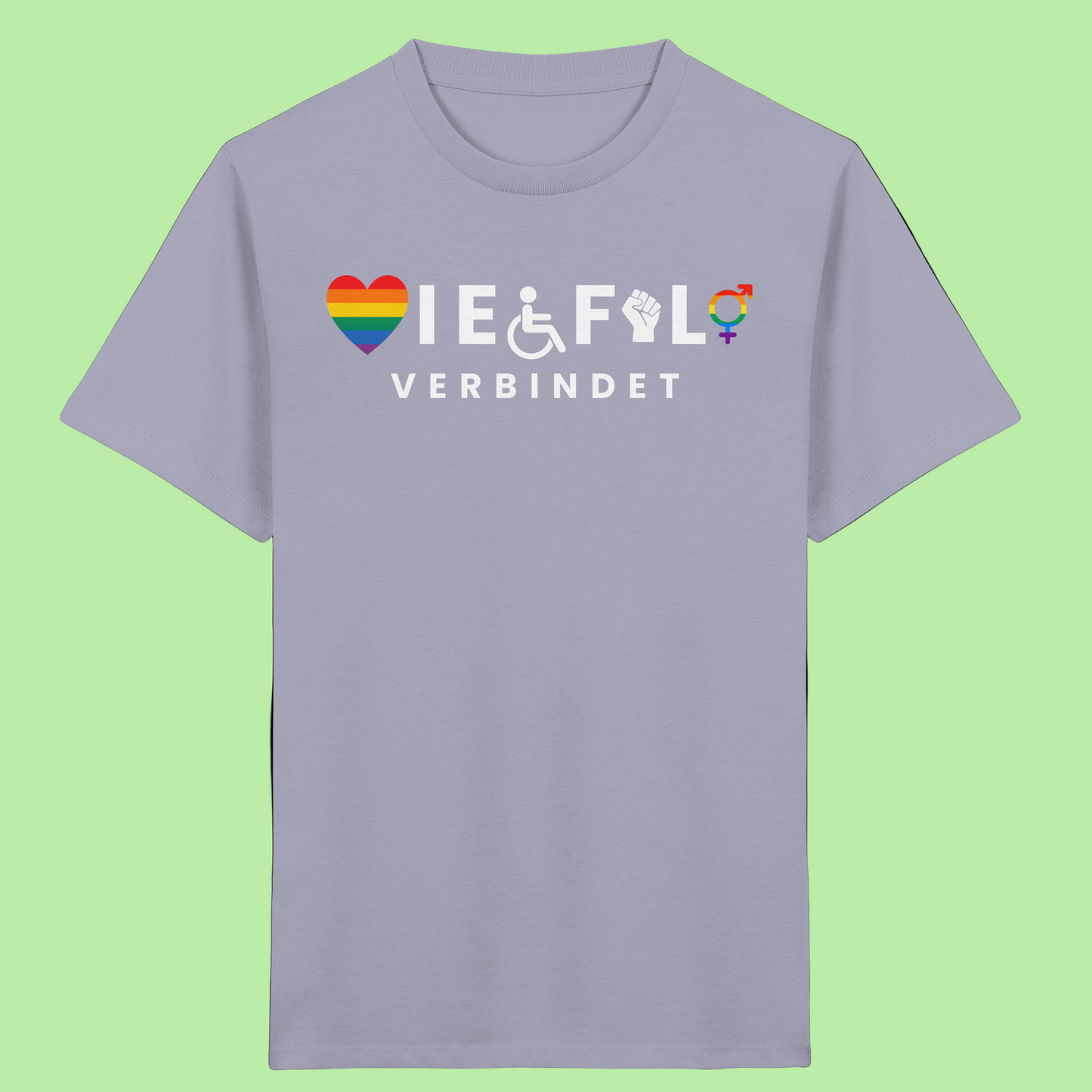 Vielfalt verbindet Shirt für Kinder – Mutmach-Shirt als Geschenkidee, Symbol für Liebe, Respekt und Zusammenhalt