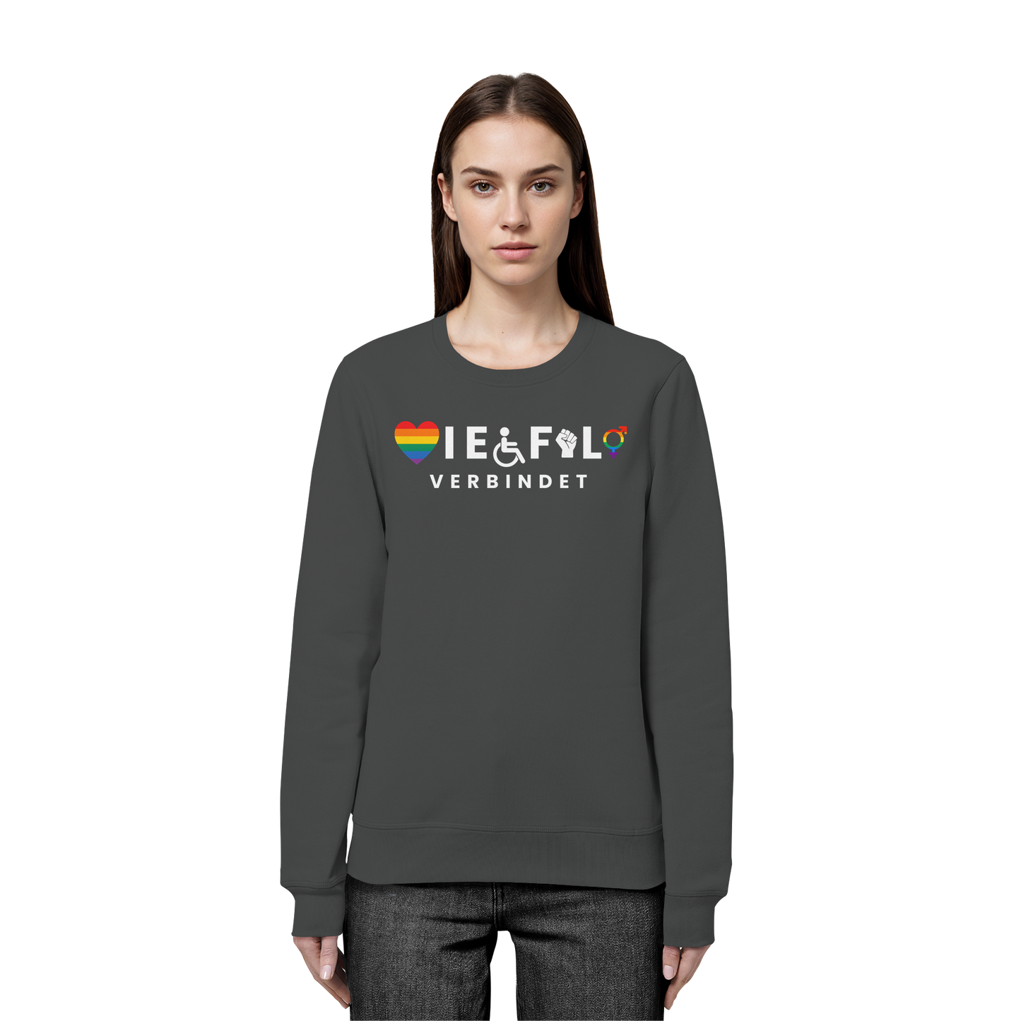 Vielfalt verbindet 🌈 - Statement Pullover für Inklusion
