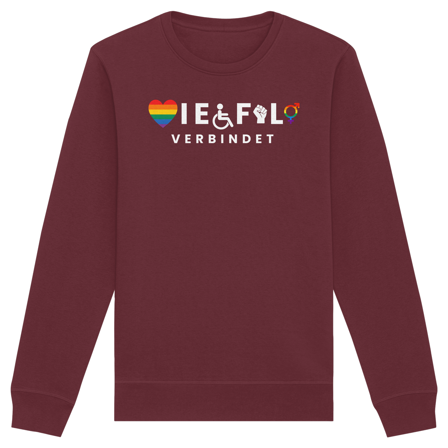 Vielfalt verbindet 🌈 - Statement Pullover für Inklusion