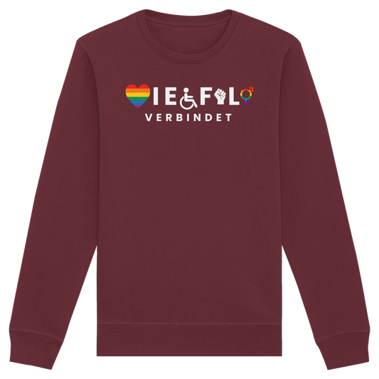 Vielfalt verbindet 🌈 - Statement Pullover für Inklusion