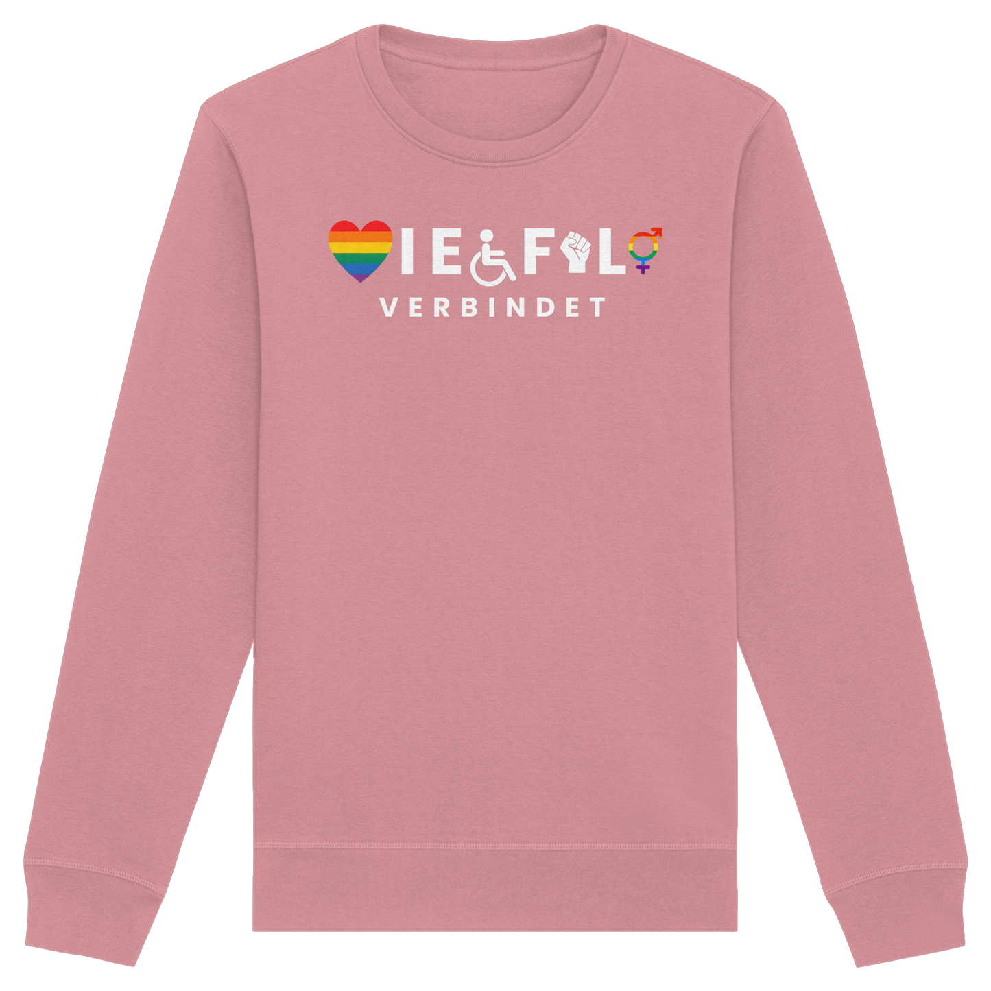 Vielfalt verbindet 🌈 - Statement Pullover für Inklusion