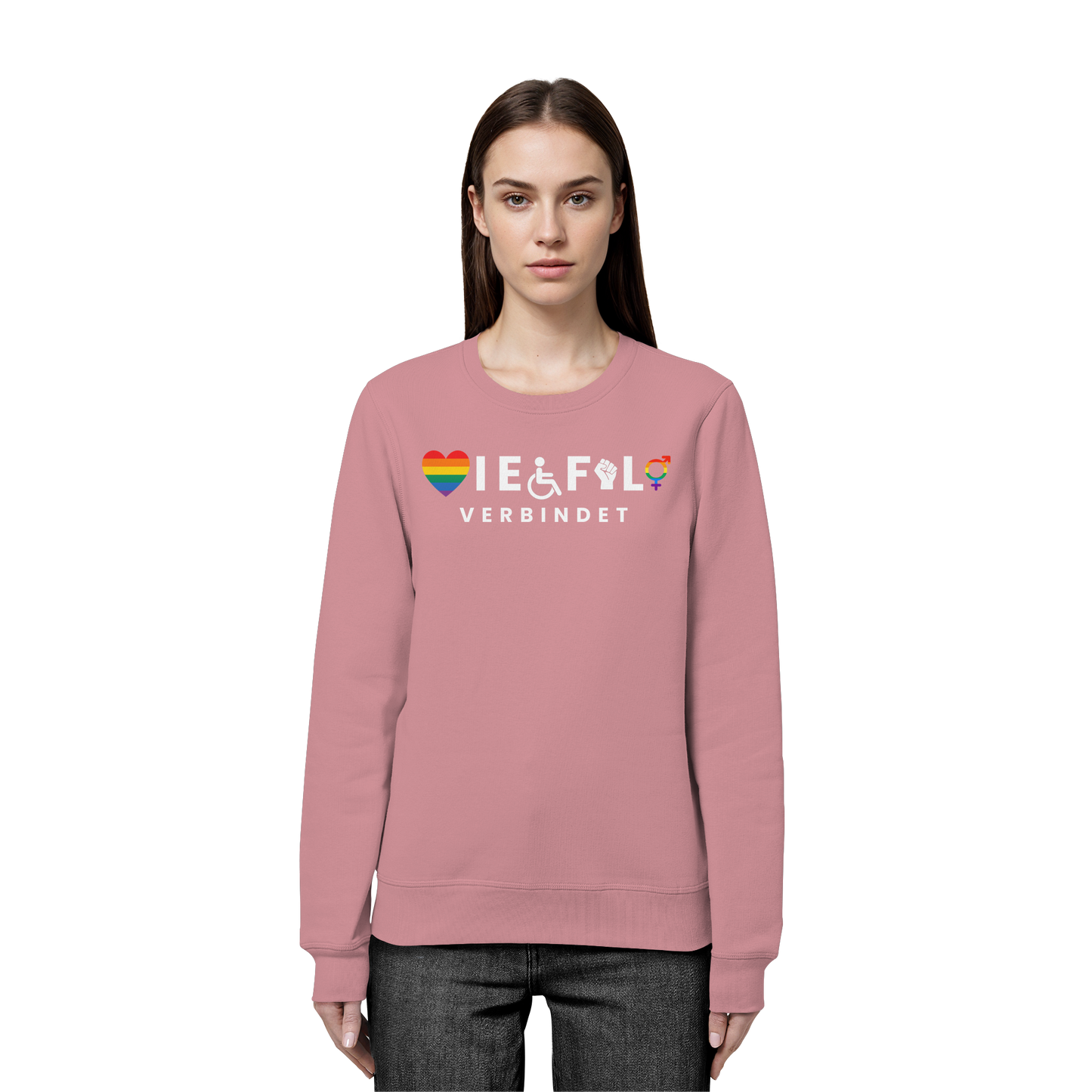 Vielfalt verbindet 🌈 - Statement Pullover für Inklusion