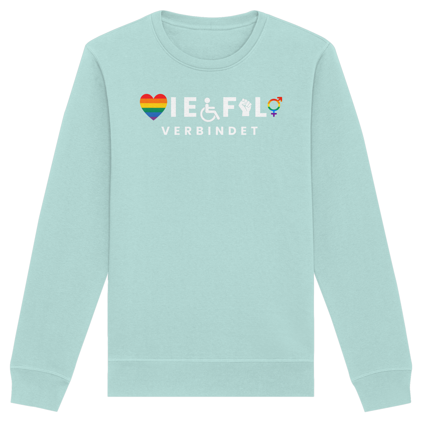 Vielfalt verbindet 🌈 - Statement Pullover für Inklusion