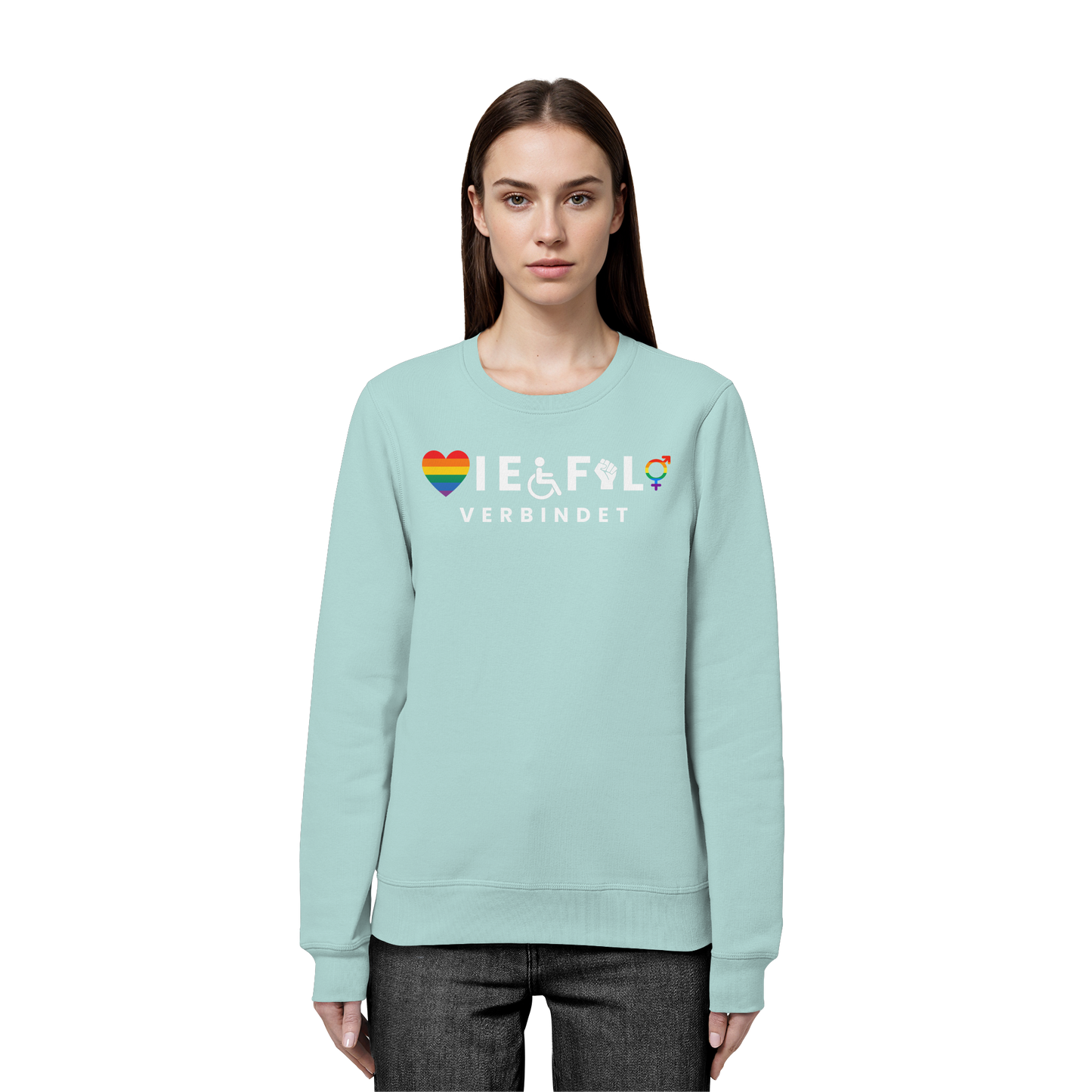 Vielfalt verbindet 🌈 - Statement Pullover für Inklusion