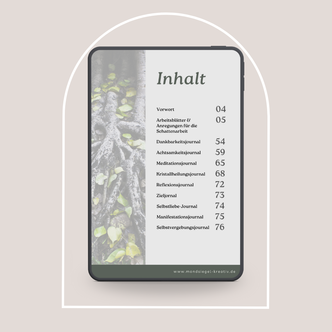 NEU 🌿 Wurzeln des Lichts Dein Seelenwerk für Heilung, Schattenarbeit & Achtsamkeit – 76 Seiten Workbook + Bonus Journals