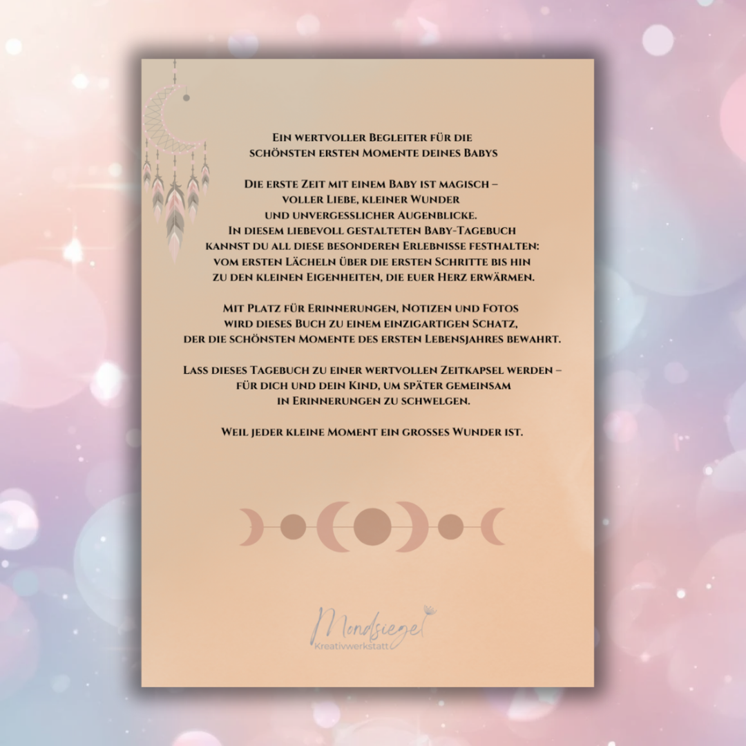 Mein Baby-Tagebuch - Zauberhafte erste Jahre